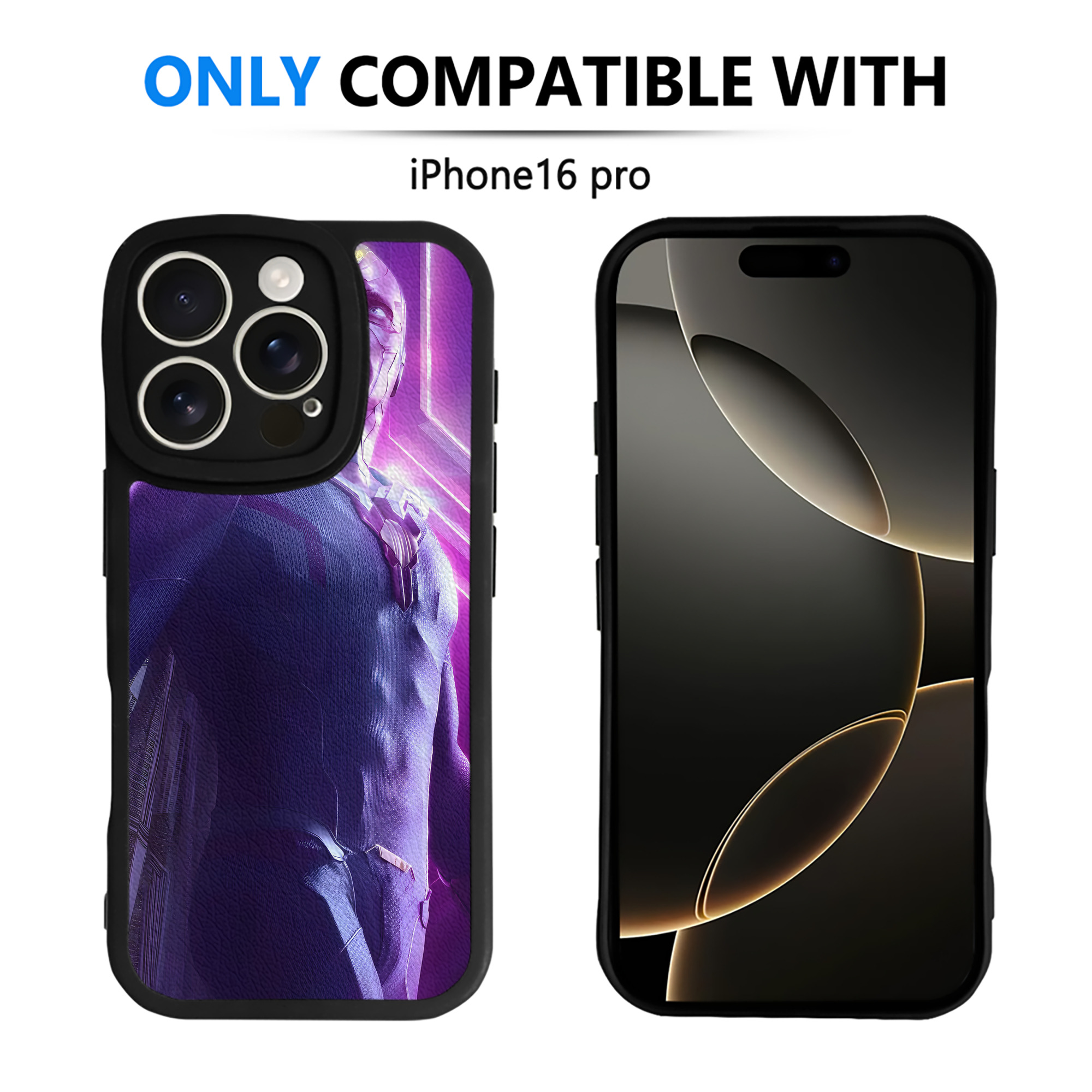 （画像用） アベンジャーズ The Avengers 【iPhone 16シリーズ対応】シリコンスマホケース（レザー調） 材質：シリコン
